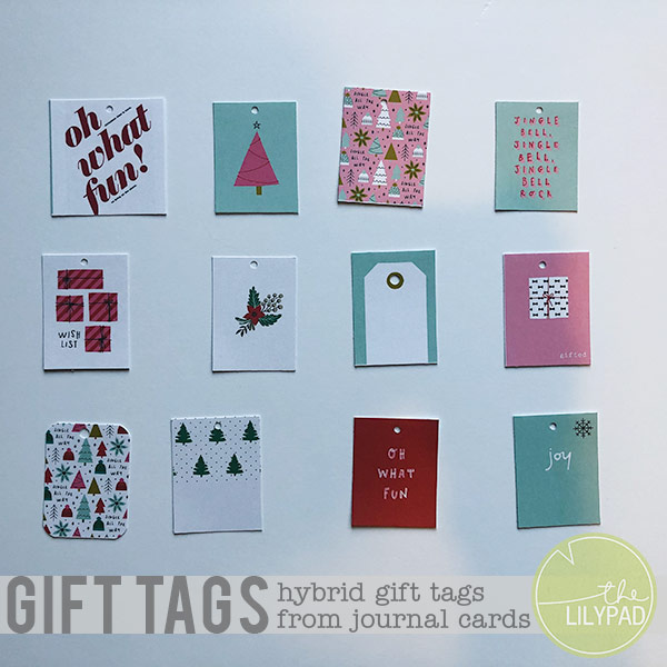 Hybrid Gift Tags from Journal Cards