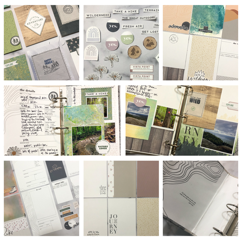 Playing with Scissors, Paper & a Printer: Creating a Hybrid Scrapbook Album