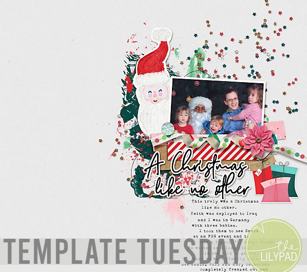Template Tuesday | December Challenge Template