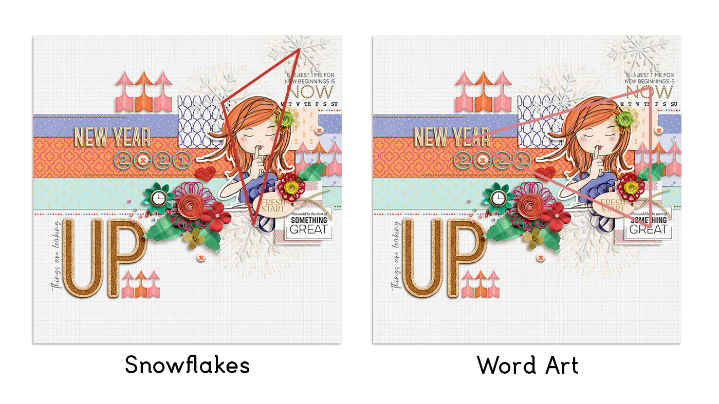 Snowflakes Word Art