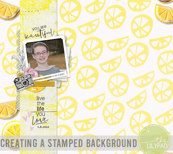Creating a Stamped Background
