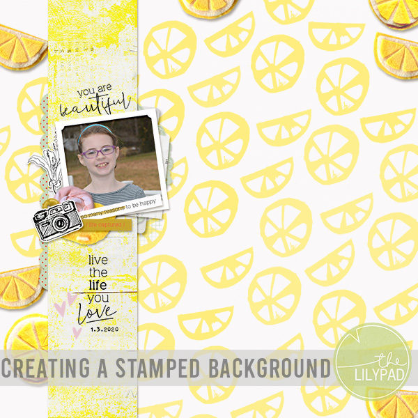 Creating a Stamped Background