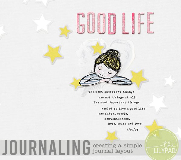 Creating a Simple Journaling Layout