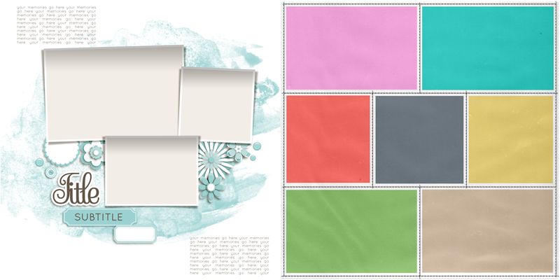 design template set by two designers Includes a pocket style template and frilly template
