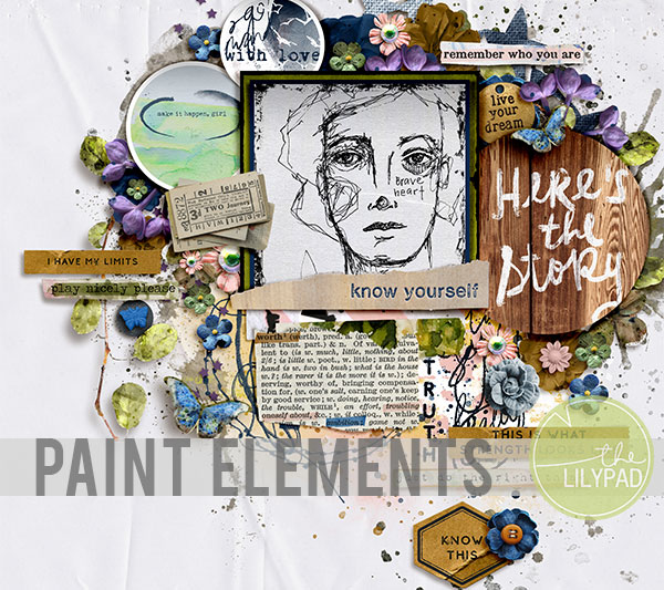 Paint Elements on Digital Templates