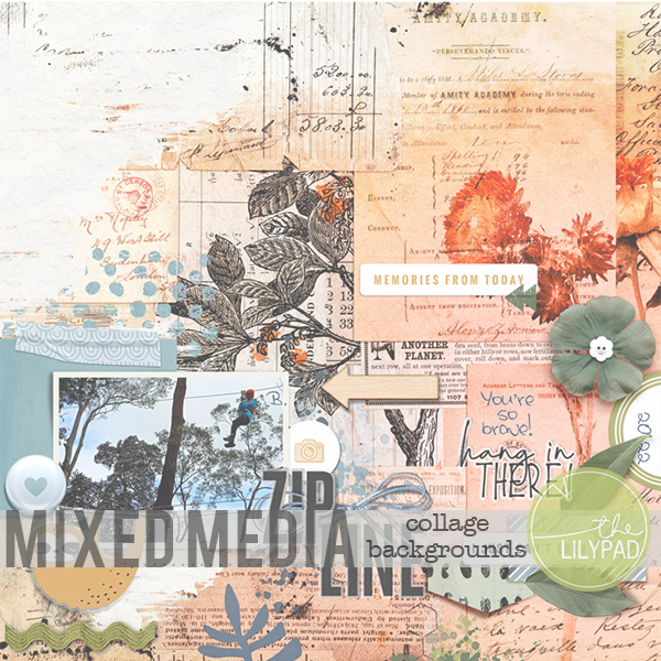 Beginners Mixed Media: Collaged Backgrounds