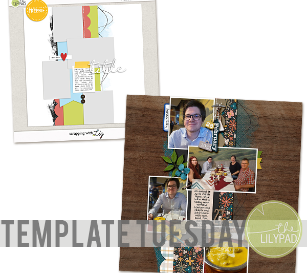 Template Tuesday: Scrapping with Liz