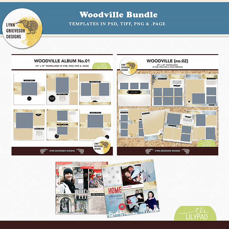 Woodville Template Bundle by Lynn Grieveson