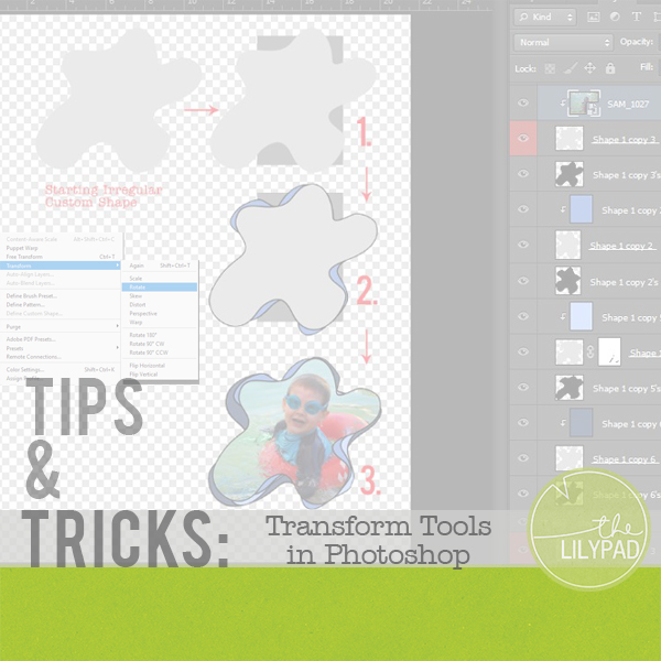 Tips & Tricks: Transforming Shapes in Photoshop