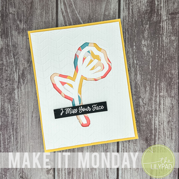 Make It Monday Cutout Card