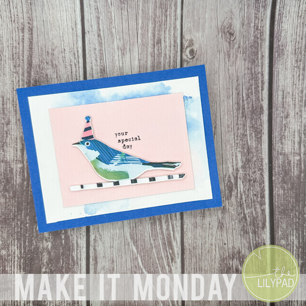 Make It Monday Ink Smooshing Card