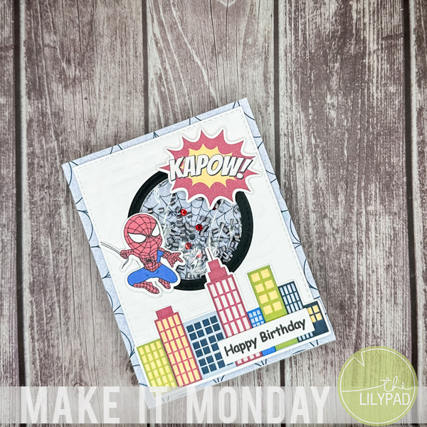 Make It Monday Shaker Card