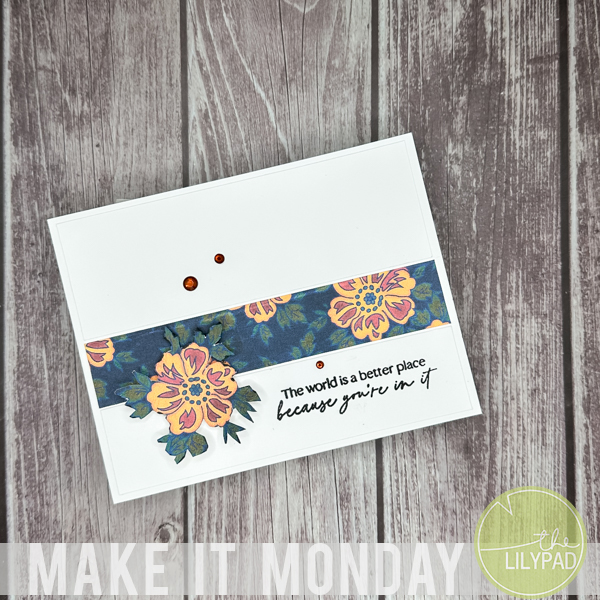 Make it Monday Clean and Simple Card