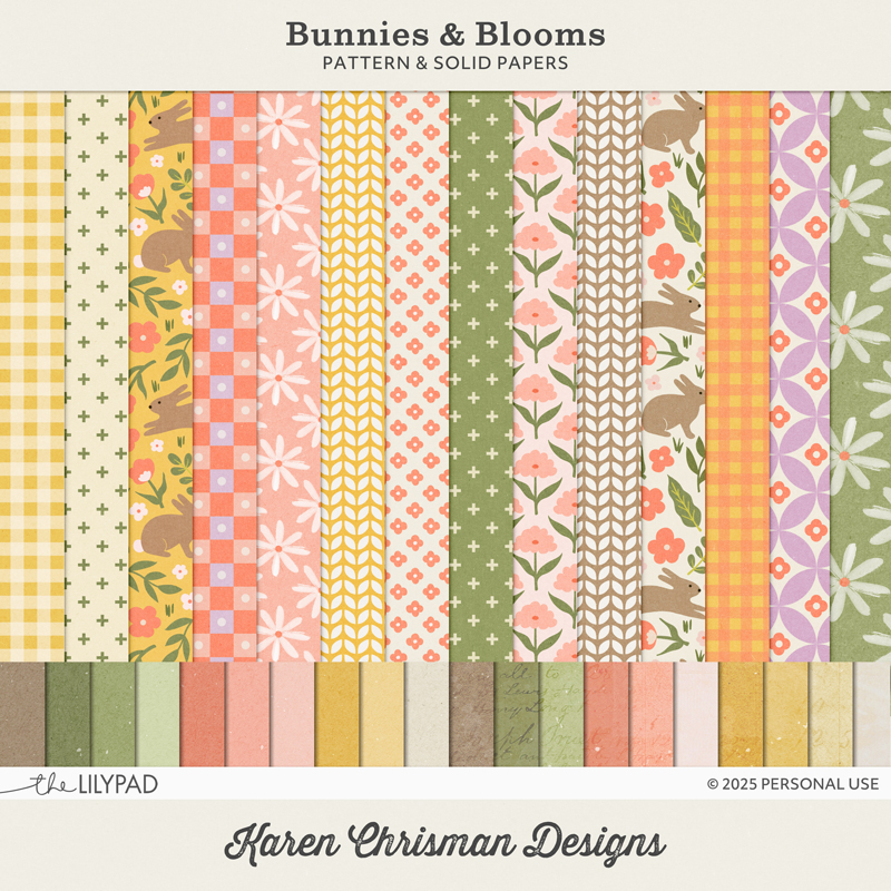 Bunnies and Blooms | Paper Pack