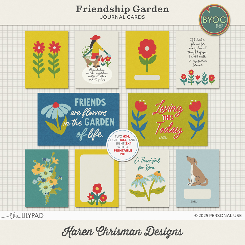 Friendship Garden | Journal Cards