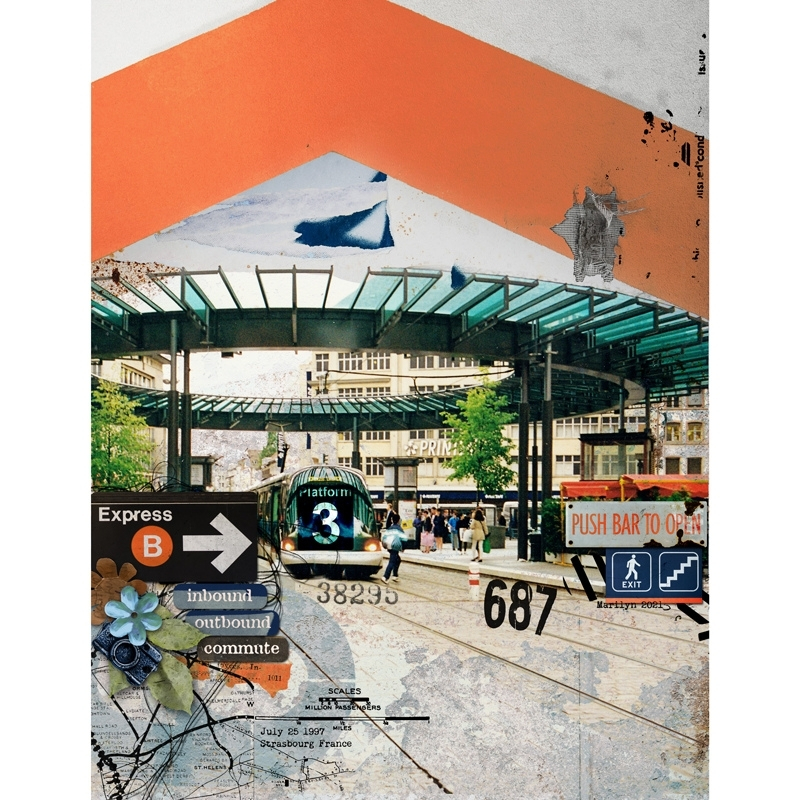 Riding The Rails: Mixed Media Artistry - Image 2