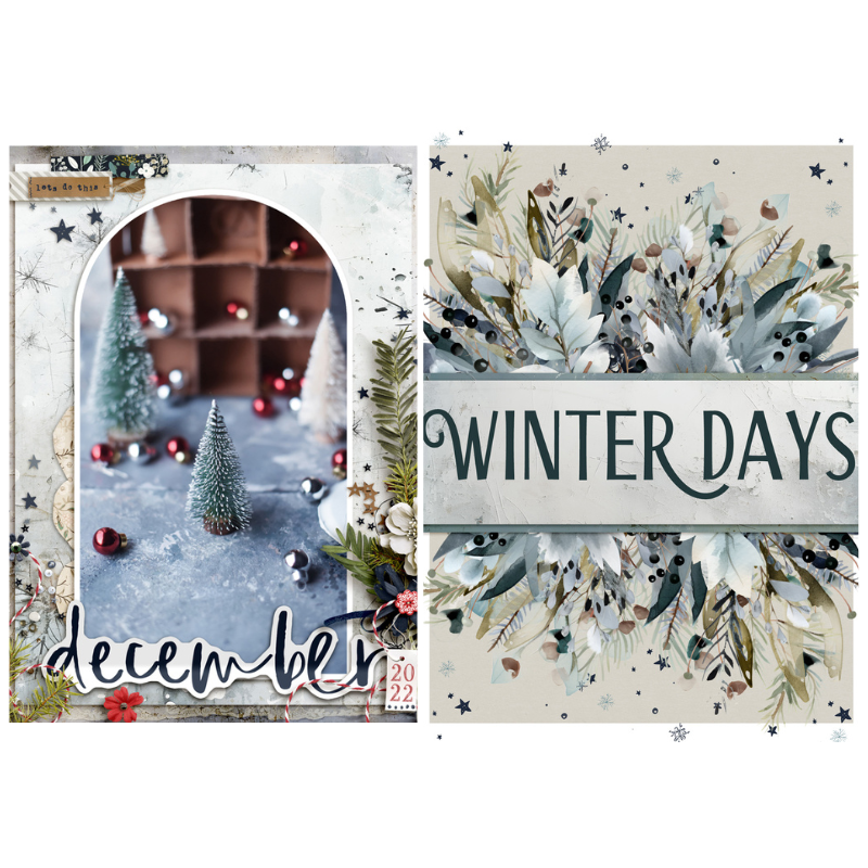 Sweet December Stories: 6x8 Template Album - Image 5