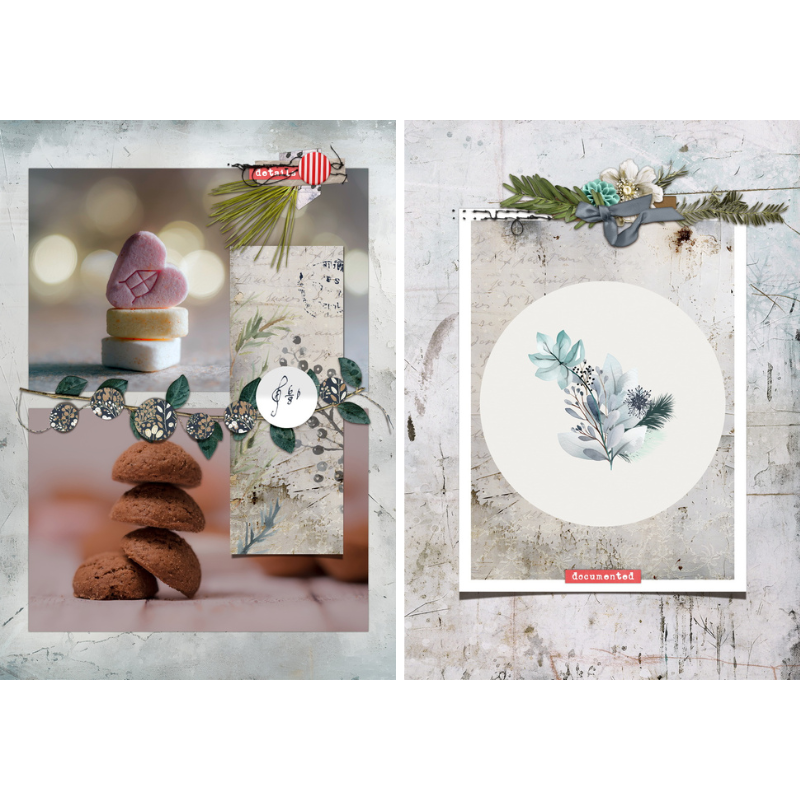 Sweet December Stories: 6x8 Template Album - Image 8