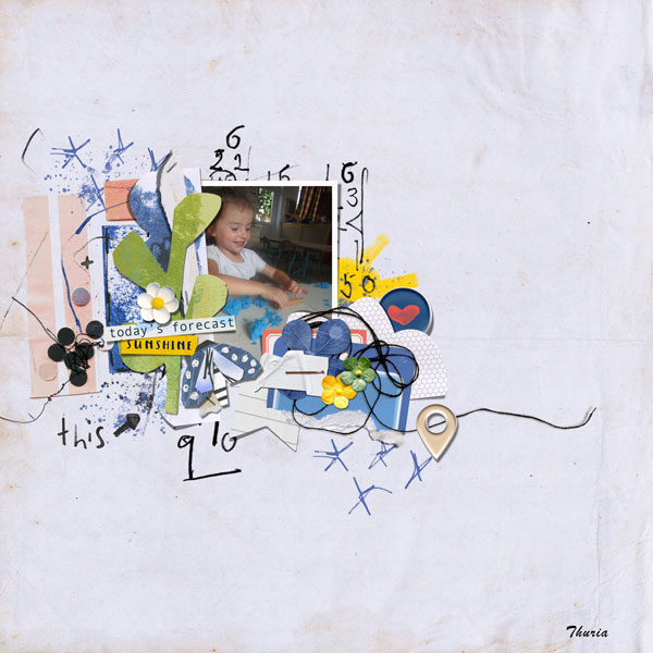 Blue Skies Ahead: Mixed Media Artistry - Image 2