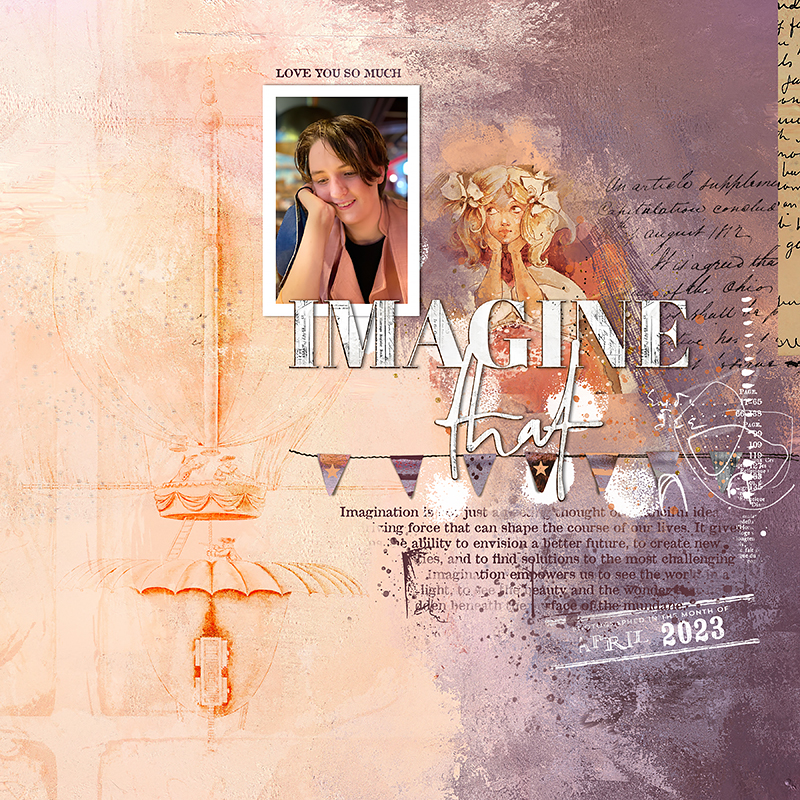 Hear My Voice: 13 - Imagining | Digital Scrapbooking Kit - Image 3
