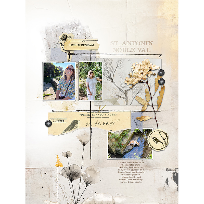 Hear My Voice: 19 - Renewing | Digital Scrapbooking Kit - Image 2
