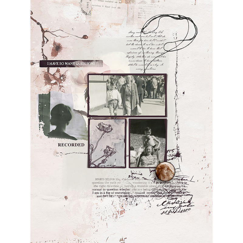 Hear My Voice: 22 - Doubting | Digital Scrapbooking Kit - Image 2