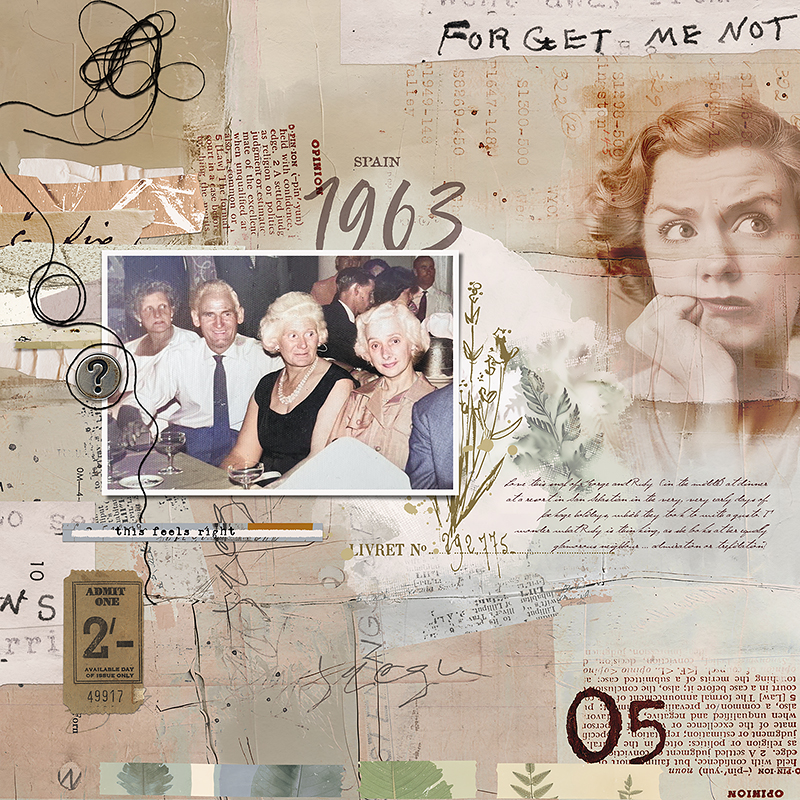 Hear My Voice: 22 - Doubting | Mixed Media Digital Scrapbooking Elements - Image 5