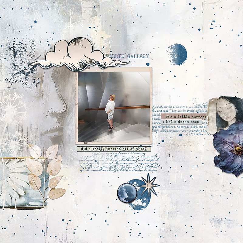 Hear My Voice: 24 - Dreaming | Digital Scrapbooking Kit - Image 3