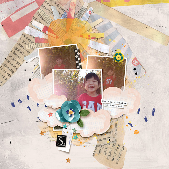 Sunshine In Her Soul: Mixed Media Artistry - Image 3