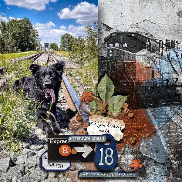 Riding The Rails: Stamps and Brushes - Image 3