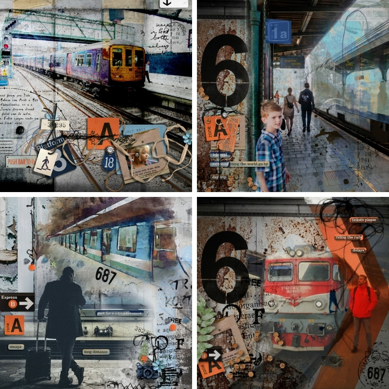 Riding The Rails: Mixed Media Artistry - Image 6
