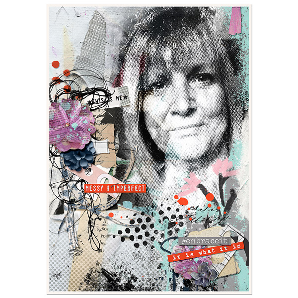 Messy & Imperfect: Mixed Media Collages - Image 4