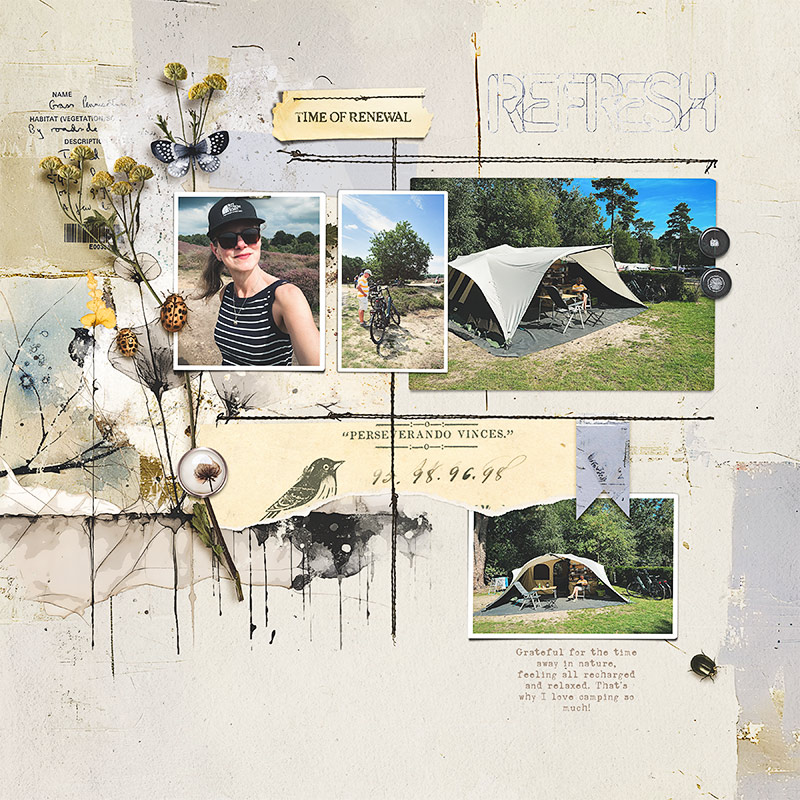 Hear My Voice: 19 - Renewing | Digital Scrapbooking Template Duo - Image 3