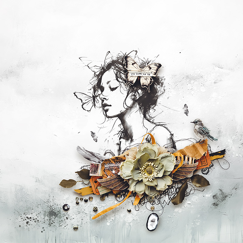 You Give Me Wings | Mixed Media - Image 2
