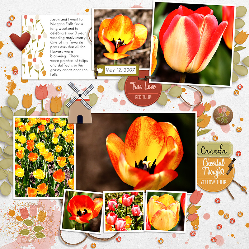 A Year In Bloom - Tulip | Pocket Cards by ninigoesdigi - Image 4