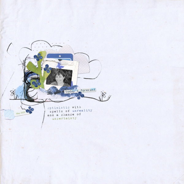 Blue Skies Ahead: Mixed Media Artistry - Image 4