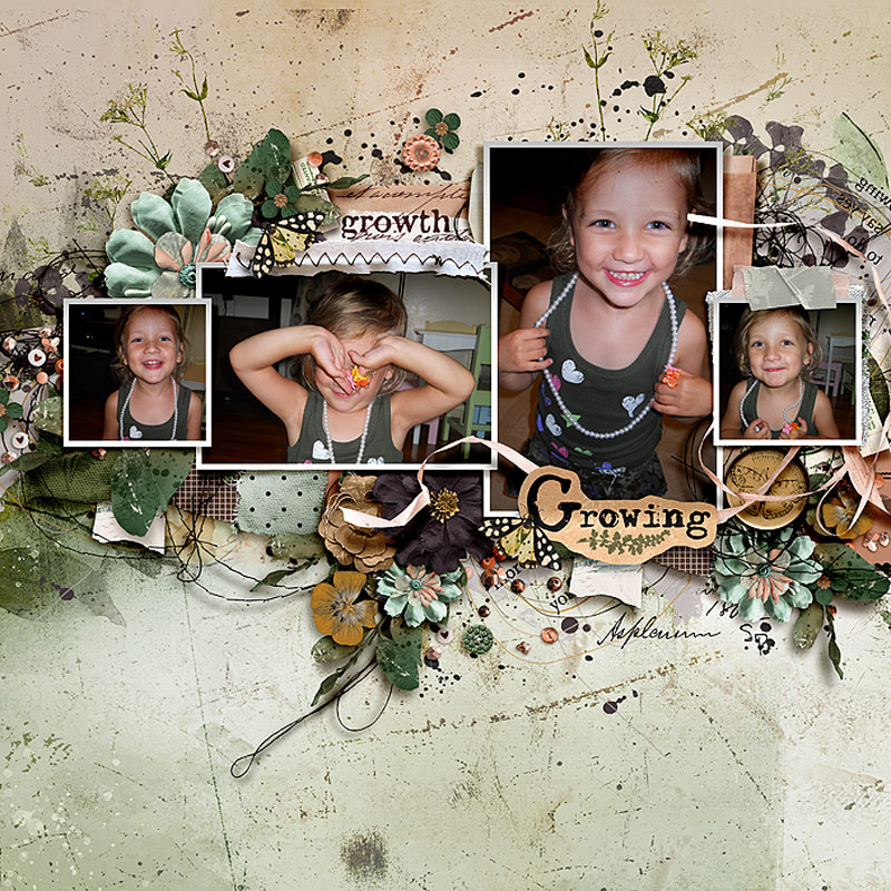 Hear My Voice: 11 - Growing | Mixed Media Digital Scrapbooking Elements - Image 6