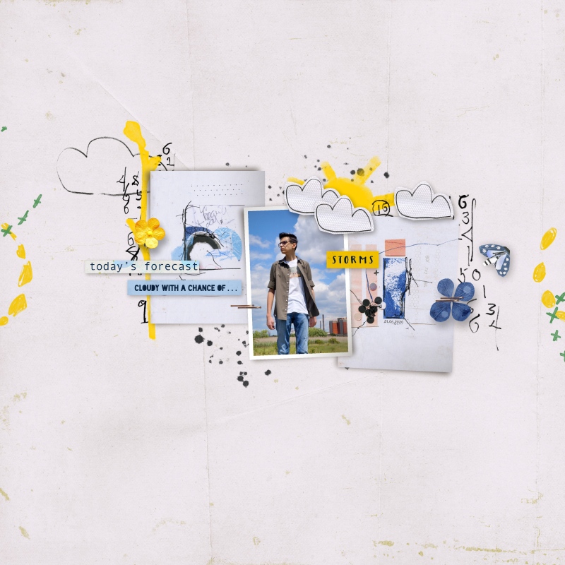 Blue Skies Ahead: Mixed Media Artistry - Image 9