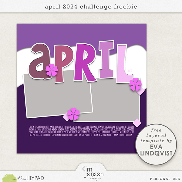 April 2024 Challenge Freebie