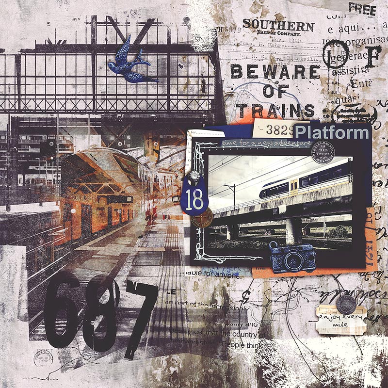 Riding The Rails: Stamps and Brushes - Image 4
