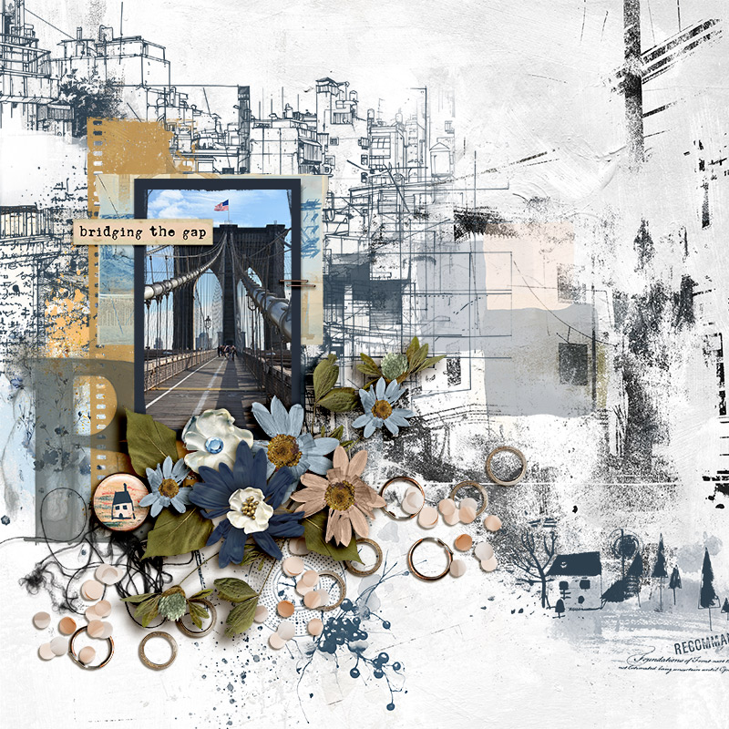 Hear My Voice: 21 - Building | Digital Scrapbooking Template Duo - Image 6