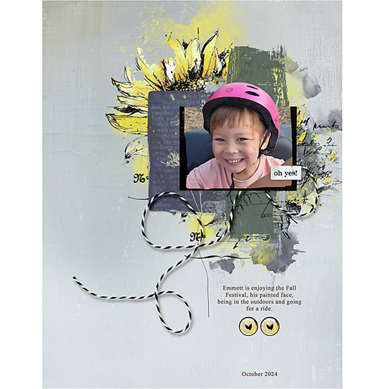 Hear My Voice: 27 - Transforming | Digital Scrapbooking Template Duo - Image 5