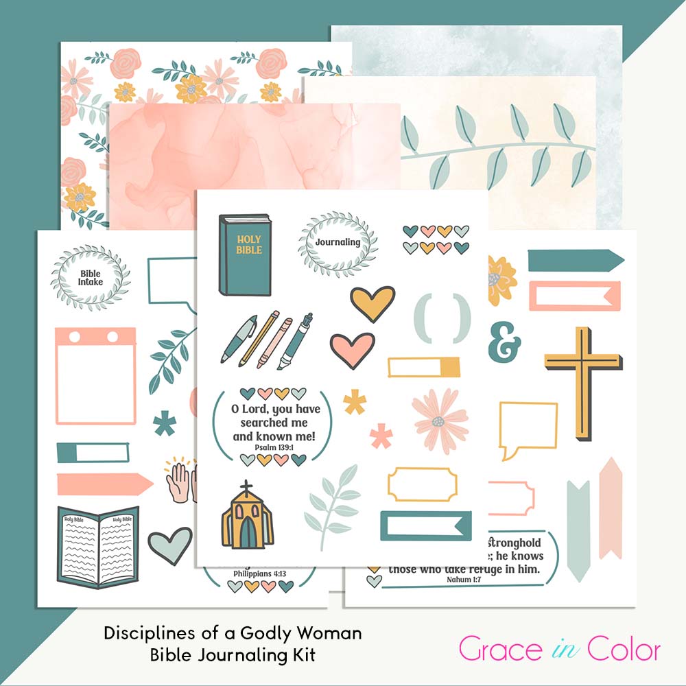 Disciplines of a Godly Woman Bible Journaling Kit