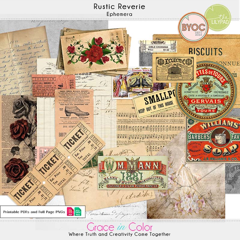 Rustic Reverie Ephemera