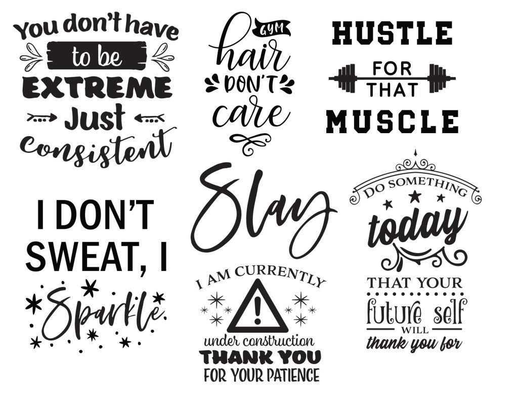 Work It Out Word Art - Image 3