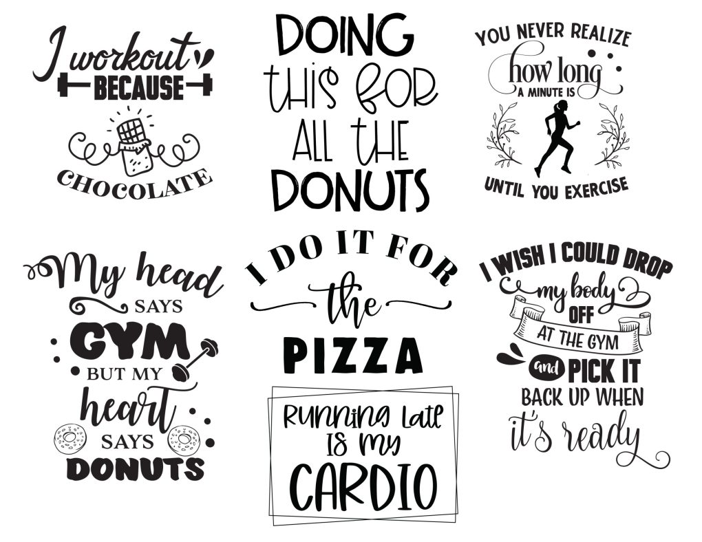 Work It Out Word Art - Image 4