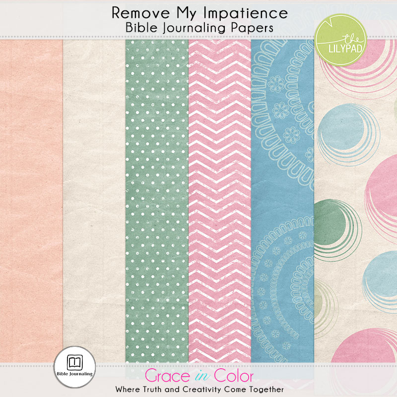 Remove My Impatience: Bible Journaling Devotional Kit - Image 4