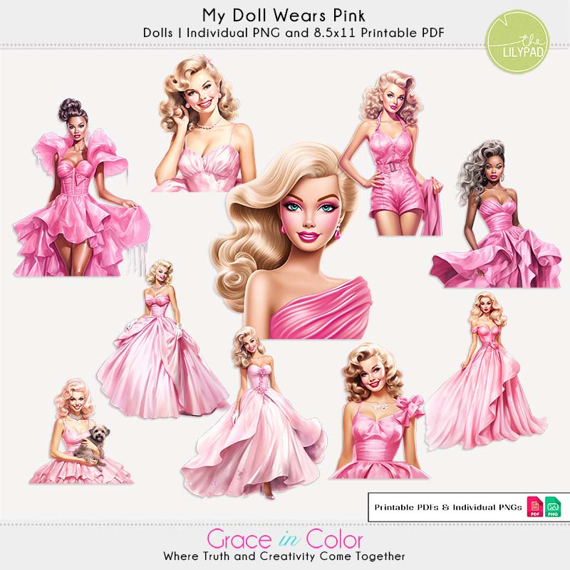 My Doll Wears Pink Dolls