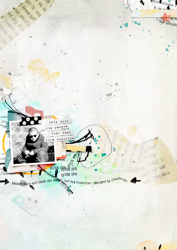 Sunshine In Her Soul: Layered Template - Image 3