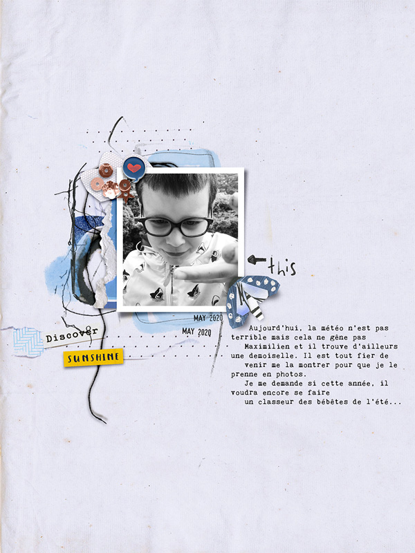 Blue Skies Ahead: Mixed Media Artistry - Image 10